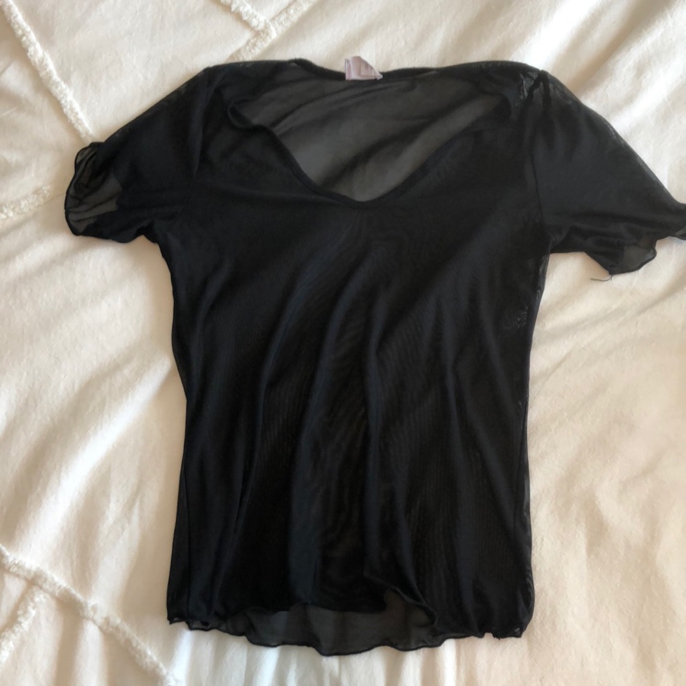 Mesh Vneck